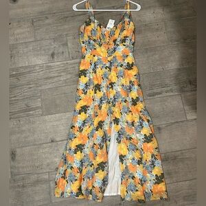 Floral Abercrombie & Fitch Midi Tank Dress NWT